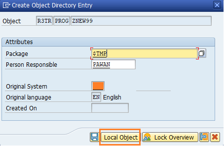 Create Object Directory Entry Dialog