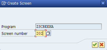 Adding Screen to Dialog program