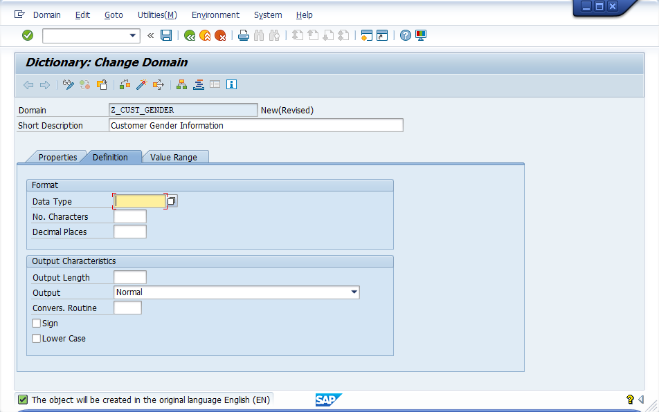 Create Domain Process