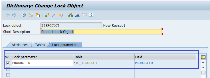 Create lock Objects