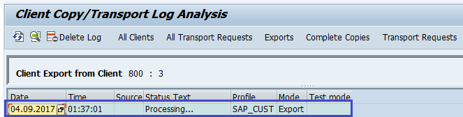 Import/Export Client