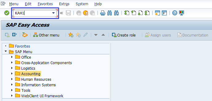 Cost center groups