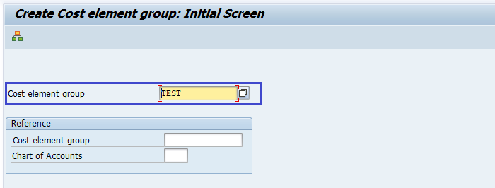 Cost center groups