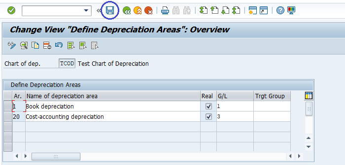 Copy Reference Chart of Depreciation or Depreciation Areas