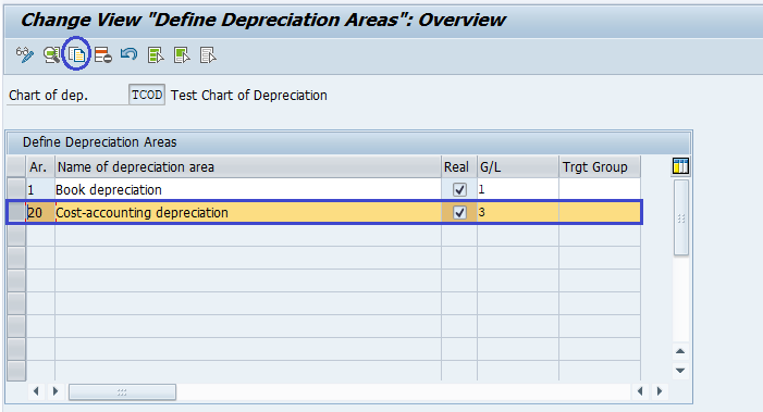 Depreciation Area