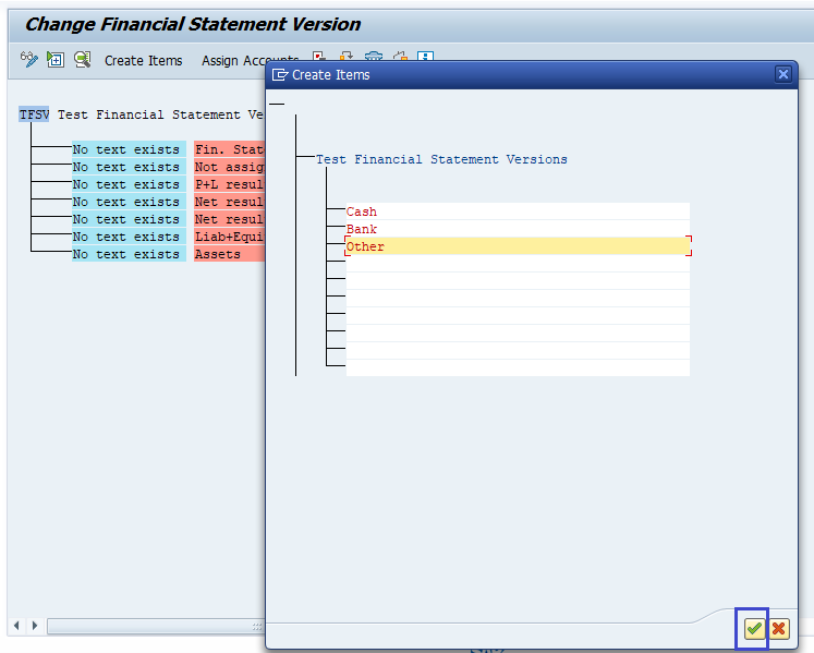 Financial Statement Version