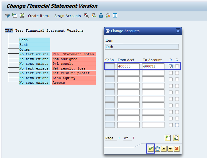 Financial Statement Version