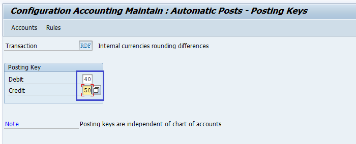 Posting Rounding Differences