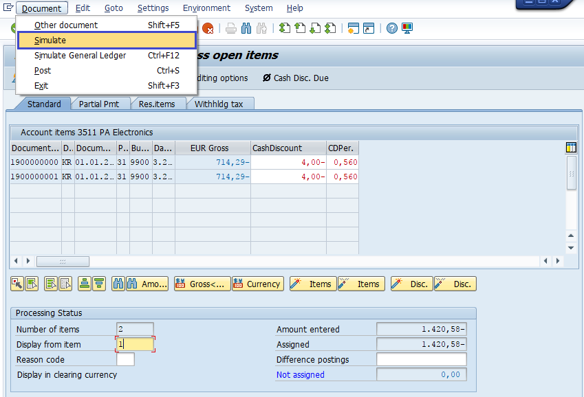 Withholding Tax During Payment Posting