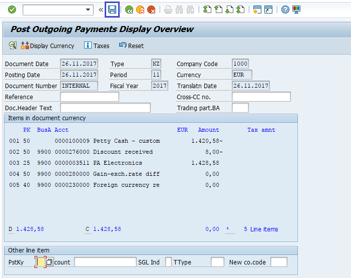 Withholding Tax During Payment Posting