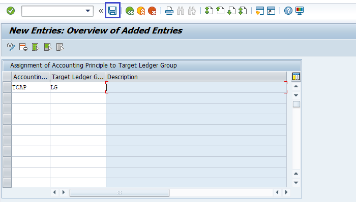 Assigning Accounting Principles to Ledger Groups