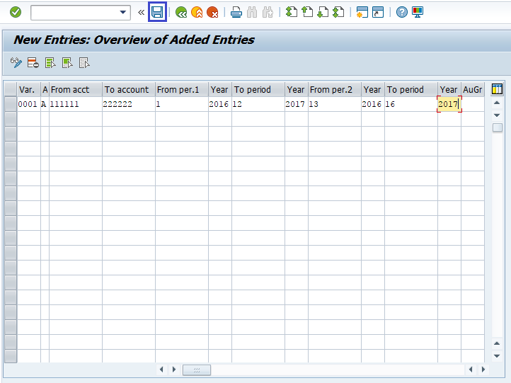 Opening and Closing Posting periods