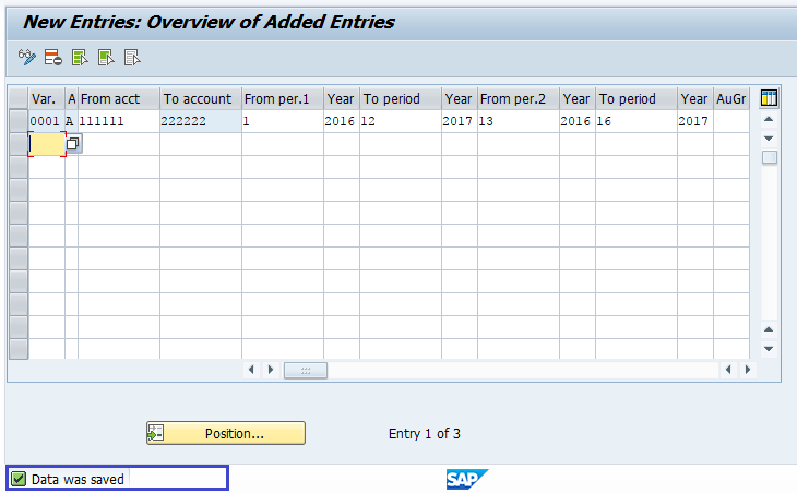 Opening and Closing Posting periods