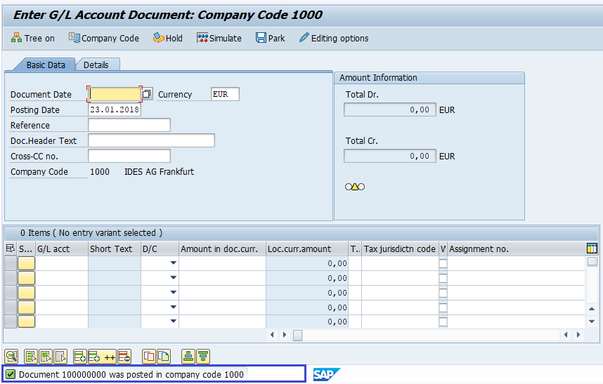 Cost Center Categories