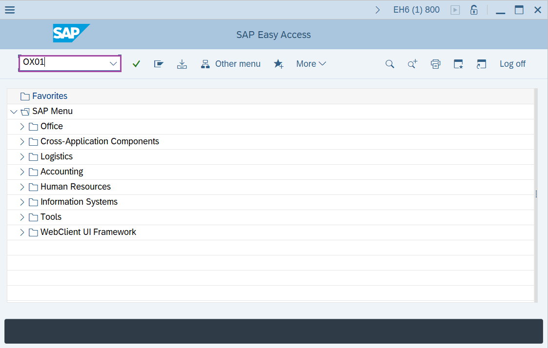 Assign purchase organization to company code