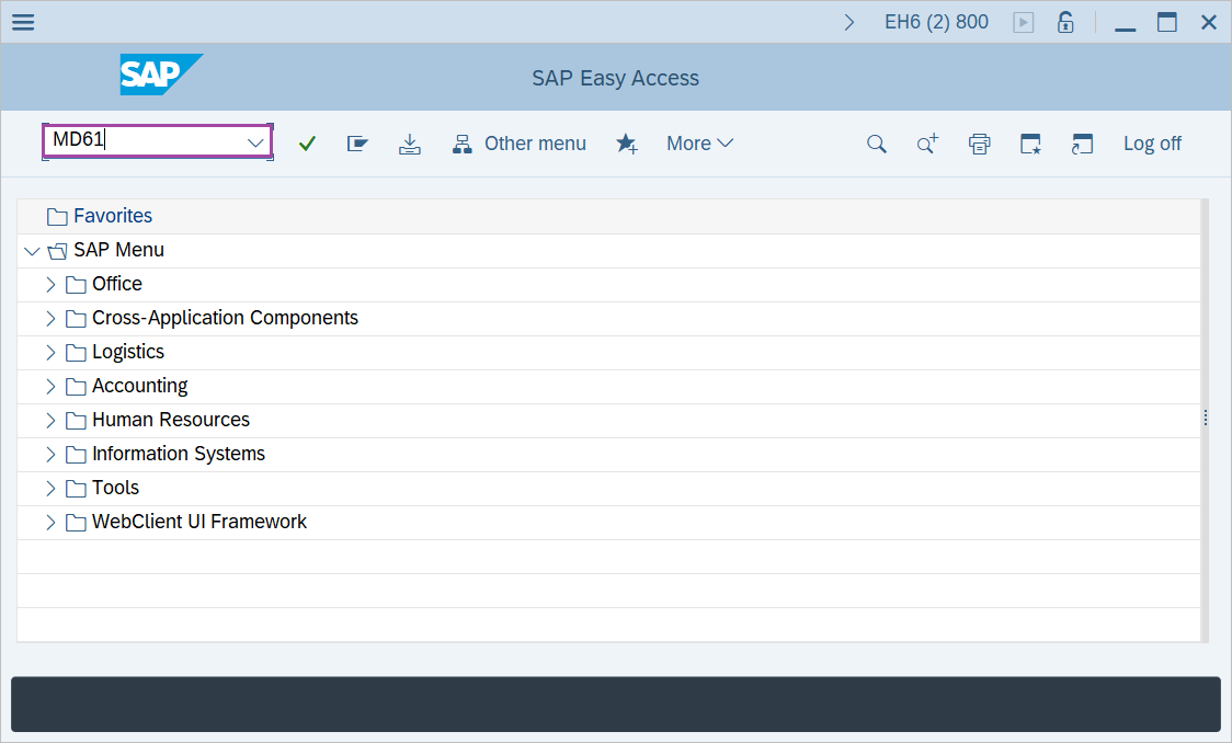 Create Inactive version of Planned Independent requirement