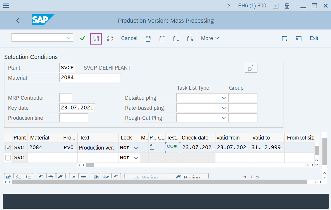 Create production version