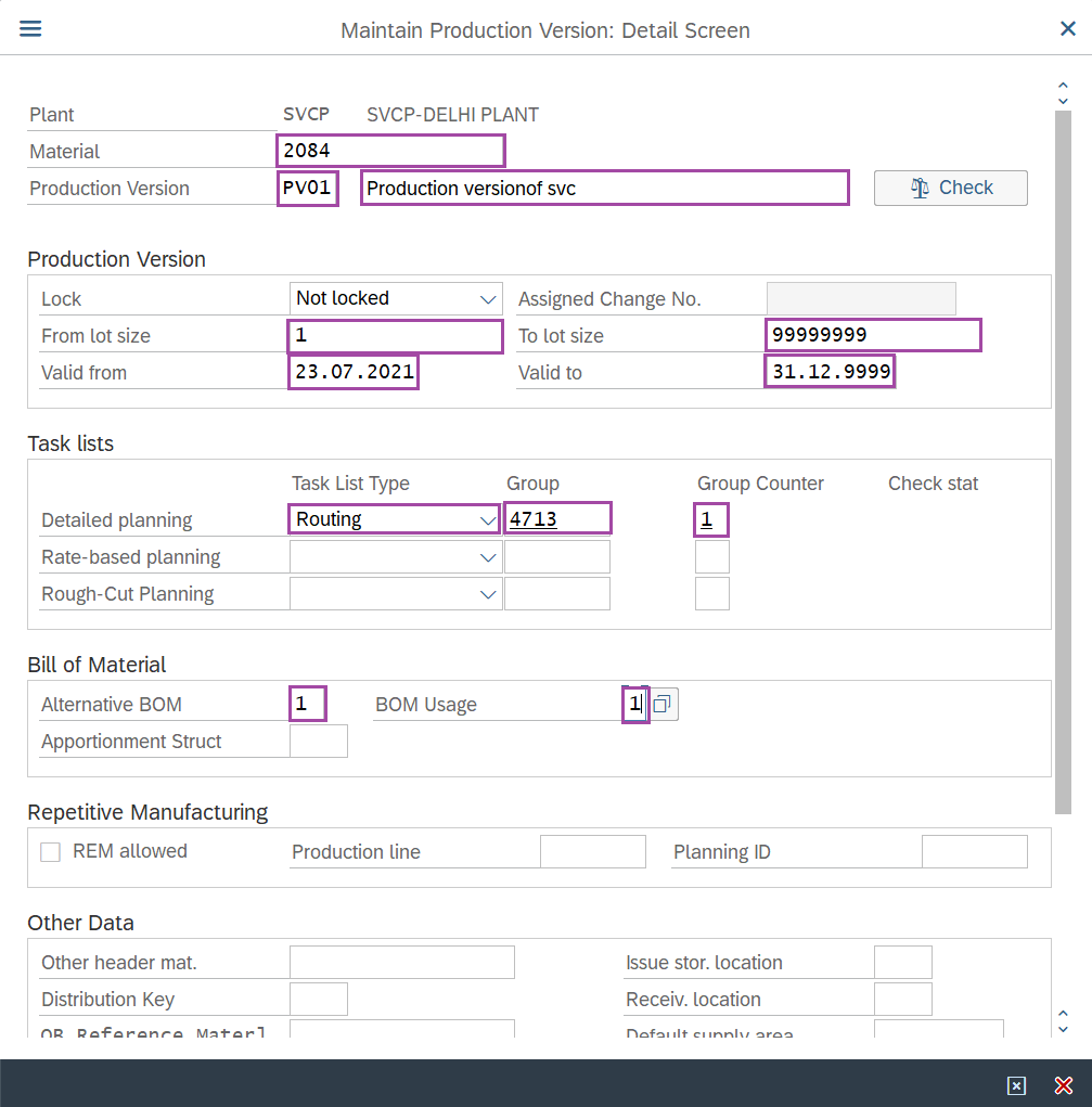 Create production version