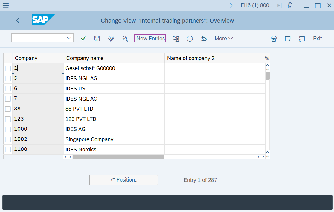 Define Company in SAP
