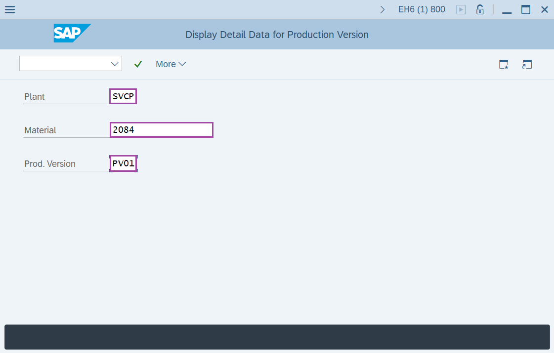 Display production version