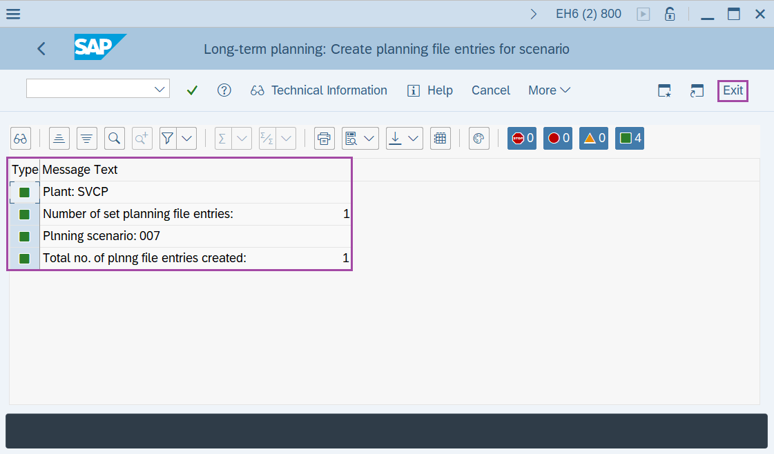 How to Create Planning Scenario