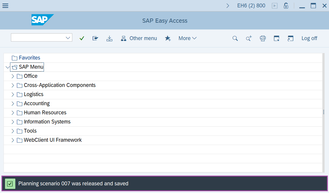 How to Create Planning Scenario