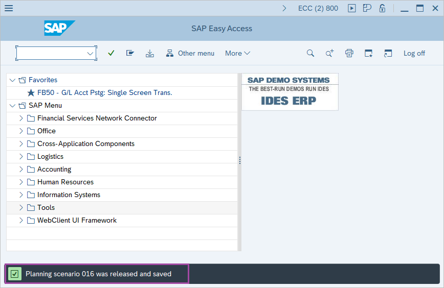 How to Create Planning Scenario
