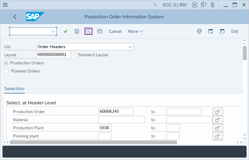 How to Display order information systems