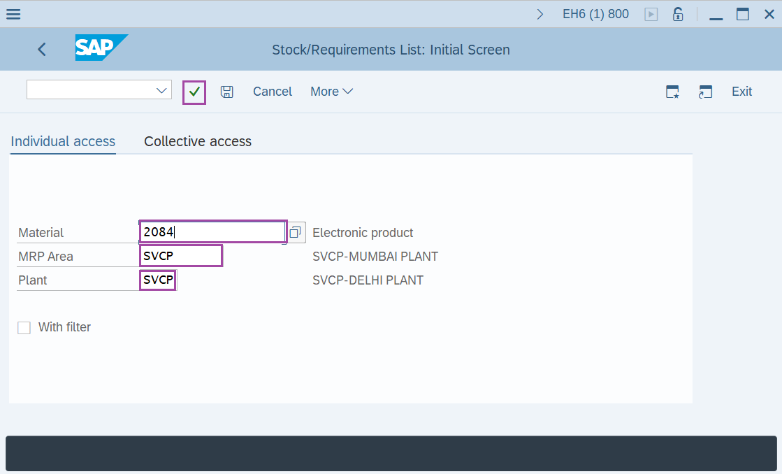 How to do MRP evaluation 