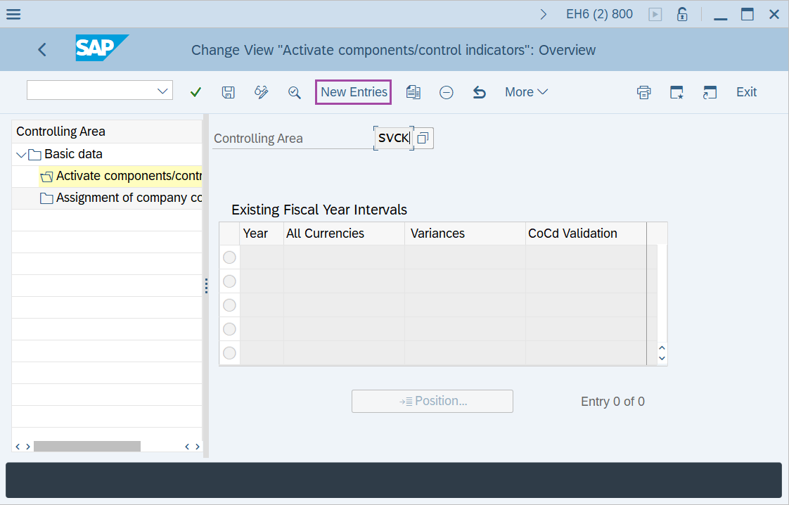 Maintain controlling area