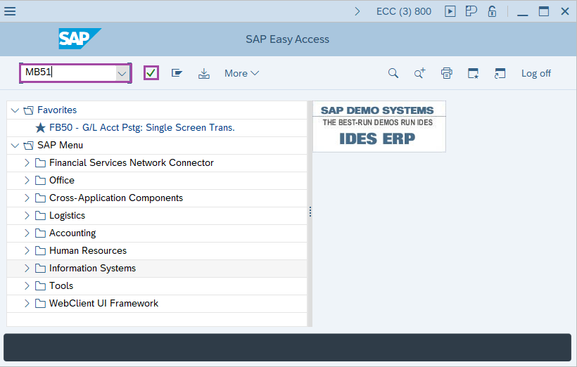 Material Document List