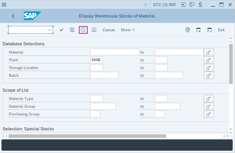 Stock of Multiple Materials