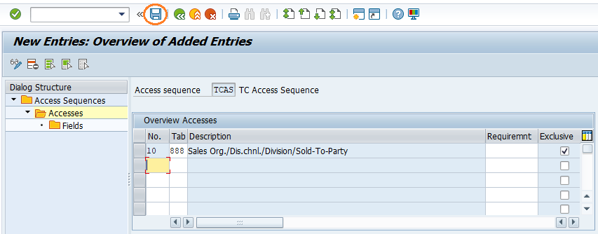 Define access sequences