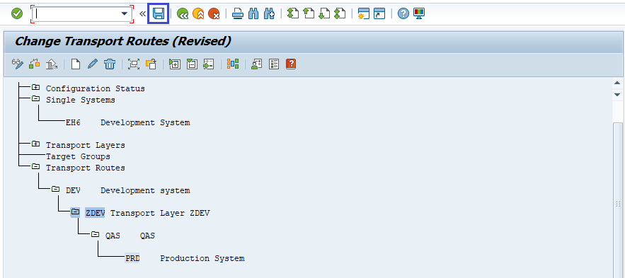 Configuring Transport Routes