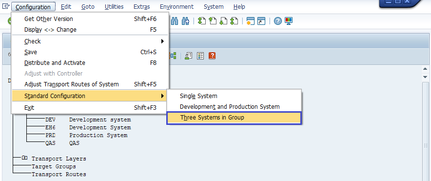 Configuring Transport Routes