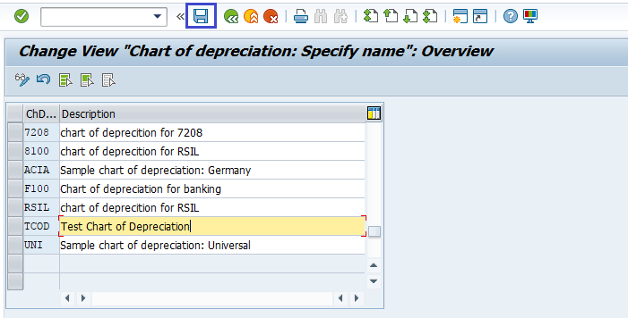 Copy Reference Chart of Depreciation or Depreciation Areas